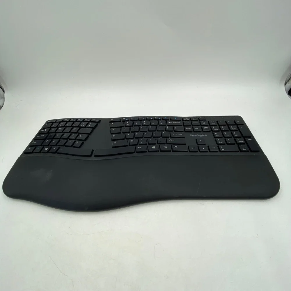 Kensington Pro Fit Ergo Wireless Keyboard Black K75401US Bluetooth Untested